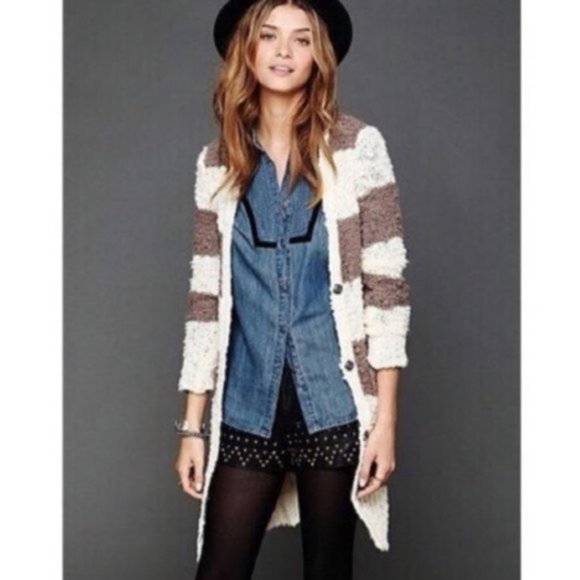 Free People Boucle Cardigan xs - Picture 9 of 9